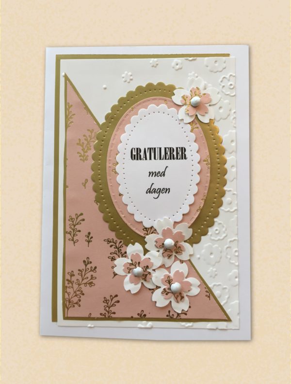 Håndlagde gratulasjonskort