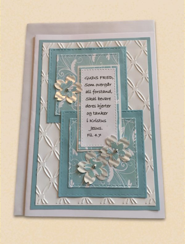 Håndlagde gratulasjonskort