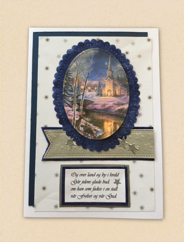 Håndlagde gratulasjonskort