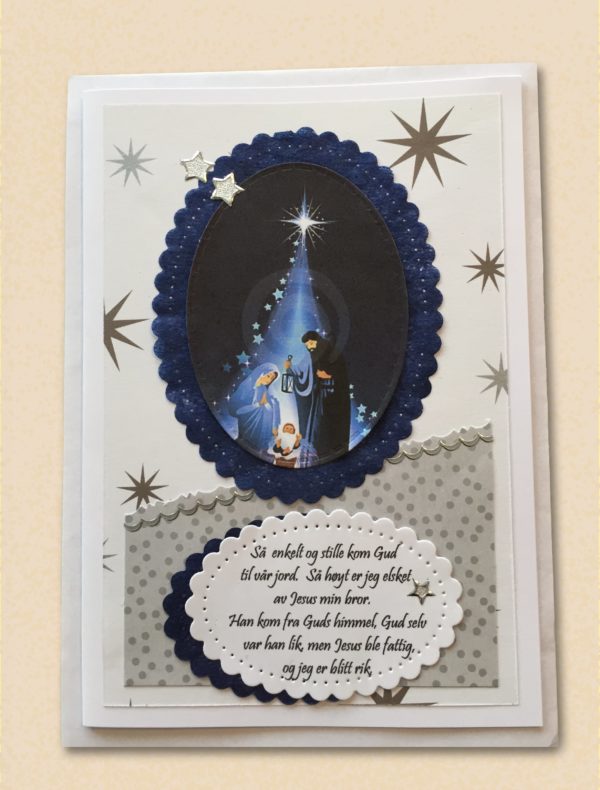 Håndlagde gratulasjonskort